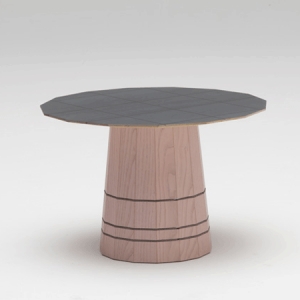 Colour Wood 深灰色咖啡桌