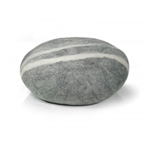 Stone No.3 淺灰鵝卵石靠枕