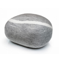 Stone No.5 淺灰鵝卵石椅凳