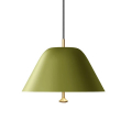 小型-綠色燈罩/ 黃銅金屬
