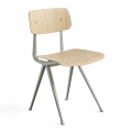 橡木原色椅座 + 灰色椅架