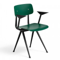 橡木染綠色椅座 + 黑色椅架