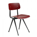 橡木染紅色椅座 + 黑色椅架
