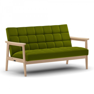 K chair 雙人沙發-橡木款